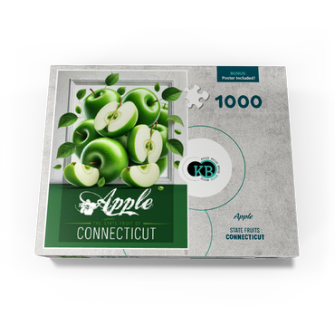 Colorful Fruits: Connecticut, Apple -State Fruits Series 1000 Jigsaw Puzzle box view3