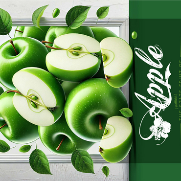 Colorful Fruits: Connecticut, Apple -State Fruits Series 1000 Jigsaw Puzzle 3D Modell