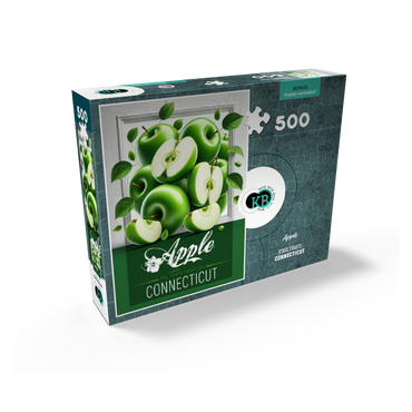 Colorful Fruits: Connecticut, Apple -State Fruits Series 500 Jigsaw Puzzle box view2