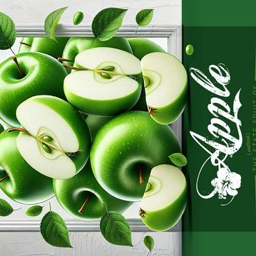 Colorful Fruits: Connecticut, Apple -State Fruits Series 500 Jigsaw Puzzle 3D Modell