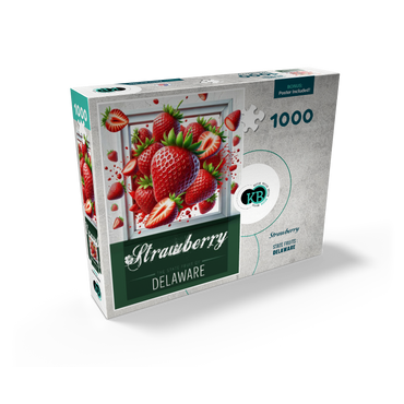 Colorful Fruits: Delaware, Strawberry -State Fruits Series 1000 Jigsaw Puzzle box view2