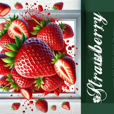 Colorful Fruits: Delaware, Strawberry -State Fruits Series 500 Jigsaw Puzzle 3D Modell