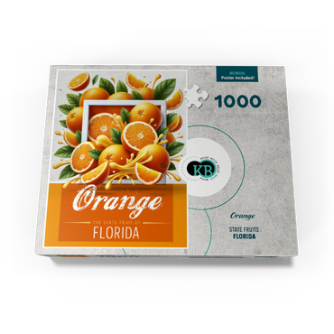 Colorful Fruits: Florida, Orange -State Fruits Series 1000 Jigsaw Puzzle box view3