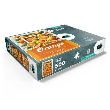 Colorful Fruits: Florida, Orange -State Fruits Series 500 Jigsaw Puzzle box view1