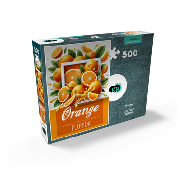 Colorful Fruits: Florida, Orange -State Fruits Series 500 Jigsaw Puzzle box view2