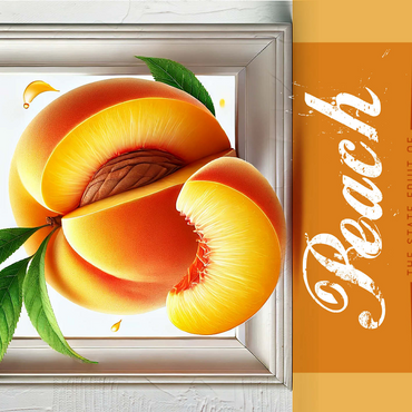 Colorful Fruits: Georgia, Peach -State Fruits Series 500 Jigsaw Puzzle 3D Modell