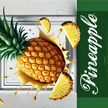 Colorful Fruits: Hawaii, Pineapple -State Fruits Series 1000 Jigsaw Puzzle 3D Modell
