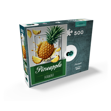Colorful Fruits: Hawaii, Pineapple -State Fruits Series 500 Jigsaw Puzzle box view2