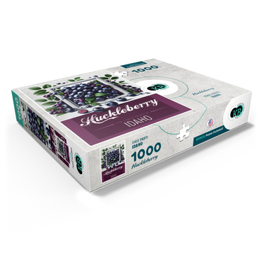 Colorful Fruits: Idaho, Huckleberry -State Fruits Series 1000 Jigsaw Puzzle box view1