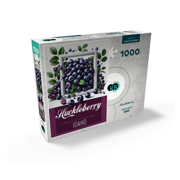 Colorful Fruits: Idaho, Huckleberry -State Fruits Series 1000 Jigsaw Puzzle box view2