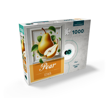 Colorful Fruits: Iowa, Pear -State Fruits Series 1000 Jigsaw Puzzle box view2