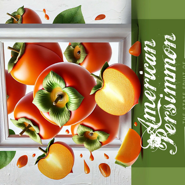 Colorful Fruits: Maryland, American Persimmon -State Fruits Series 500 Jigsaw Puzzle 3D Modell