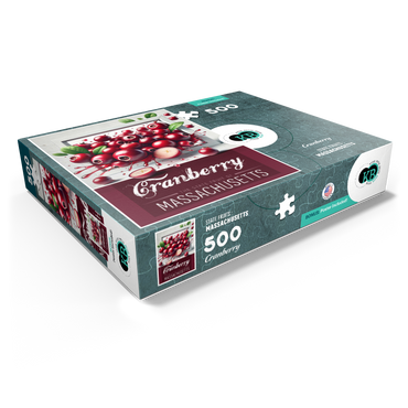 Colorful Fruits: Massachusetts, Cranberry -State Fruits Series 500 Jigsaw Puzzle box view1
