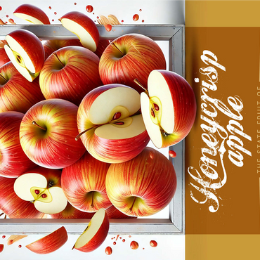 Colorful Fruits: Minnesota, Honeycrisp Apple -State Fruits Series 1000 Jigsaw Puzzle 3D Modell