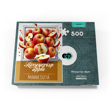 Colorful Fruits: Minnesota, Honeycrisp Apple -State Fruits Series 500 Jigsaw Puzzle box view3