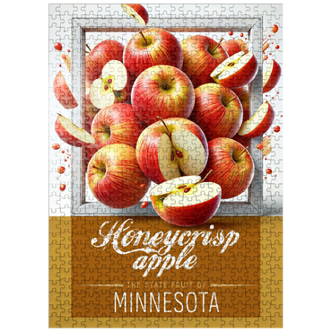 puzzleplate Colorful Fruits: Minnesota, Honeycrisp Apple -State Fruits Series 500 Jigsaw Puzzle