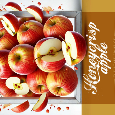 Colorful Fruits: Minnesota, Honeycrisp Apple -State Fruits Series 500 Jigsaw Puzzle 3D Modell