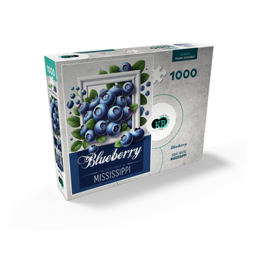 Colorful Fruits: Mississippi, Blueberry -State Fruits Series 1000 Jigsaw Puzzle box view2