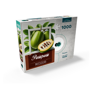 Colorful Fruits: Missouri, Pawpaw -State Fruits Series 1000 Jigsaw Puzzle box view2