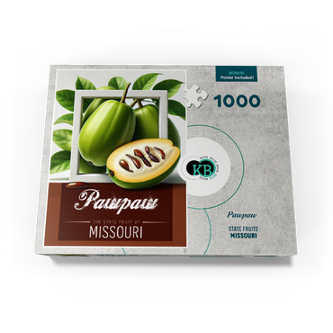 Colorful Fruits: Missouri, Pawpaw -State Fruits Series 1000 Jigsaw Puzzle box view3