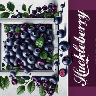 Colorful Fruits: Montana, Huckleberry -State Fruits Series 1000 Jigsaw Puzzle 3D Modell
