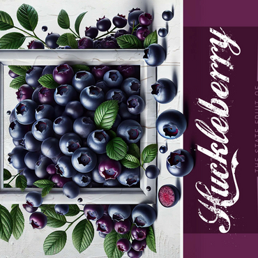 Colorful Fruits: Montana, Huckleberry -State Fruits Series 500 Jigsaw Puzzle 3D Modell