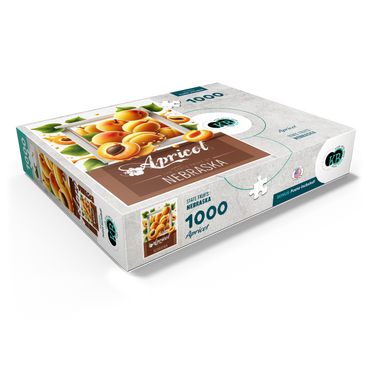 Colorful Fruits: Nebraska, Apricot -State Fruits Series 1000 Jigsaw Puzzle box view1
