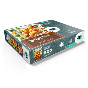 Colorful Fruits: Nebraska, Apricot -State Fruits Series 500 Jigsaw Puzzle box view1