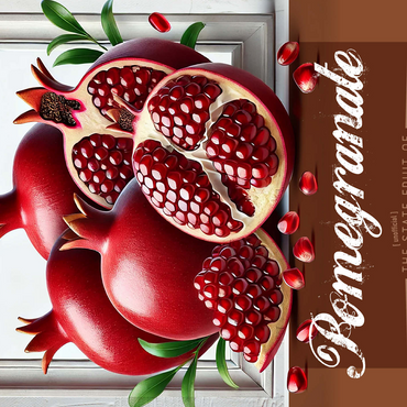 Colorful Fruits: Nevada, Pomegranate -State Fruits Series 500 Jigsaw Puzzle 3D Modell