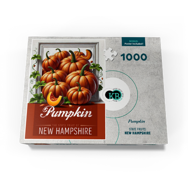 Colorful Fruits: New Hampshire, Pumpkin -State Fruits Series 1000 Jigsaw Puzzle box view3