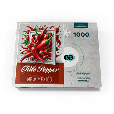 Colorful Fruits: New Mexico, Chile Pepper -State Fruits Series 1000 Jigsaw Puzzle box view3
