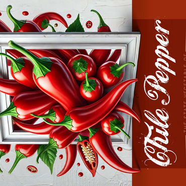 Colorful Fruits: New Mexico, Chile Pepper -State Fruits Series 500 Jigsaw Puzzle 3D Modell