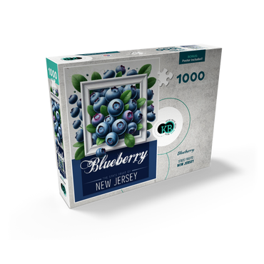 Colorful Fruits: New Jersey, Blueberry -State Fruits Series 1000 Jigsaw Puzzle box view2