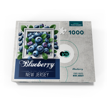 Colorful Fruits: New Jersey, Blueberry -State Fruits Series 1000 Jigsaw Puzzle box view3