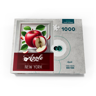 Colorful Fruits: New York, Apple -State Fruits Series 1000 Jigsaw Puzzle box view3