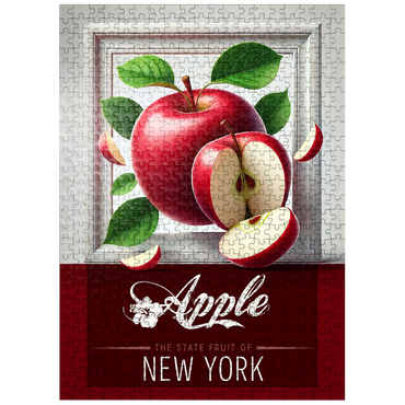 puzzleplate Colorful Fruits: New York, Apple -State Fruits Series 500 Jigsaw Puzzle