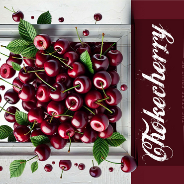 Colorful Fruits: North Dakota, Chokecherry -State Fruits Series 1000 Jigsaw Puzzle 3D Modell