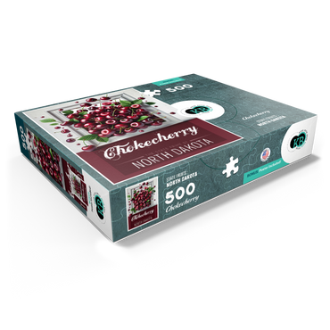 Colorful Fruits: North Dakota, Chokecherry -State Fruits Series 500 Jigsaw Puzzle box view1