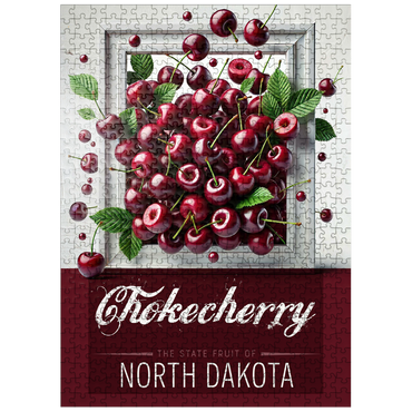 puzzleplate Colorful Fruits: North Dakota, Chokecherry -State Fruits Series 500 Jigsaw Puzzle