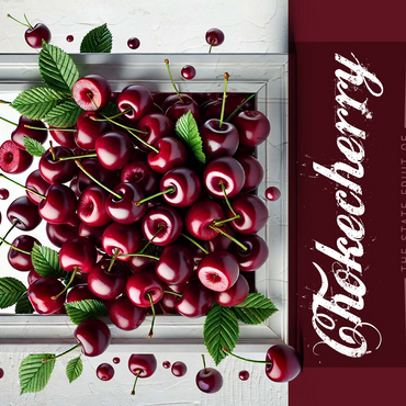 Colorful Fruits: North Dakota, Chokecherry -State Fruits Series 500 Jigsaw Puzzle 3D Modell