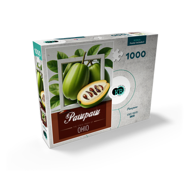 Colorful Fruits: Ohio, Pawpaw -State Fruits Series 1000 Jigsaw Puzzle box view2