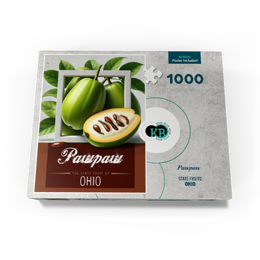 Colorful Fruits: Ohio, Pawpaw -State Fruits Series 1000 Jigsaw Puzzle box view3