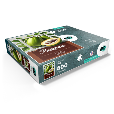 Colorful Fruits: Ohio, Pawpaw -State Fruits Series 500 Jigsaw Puzzle box view1