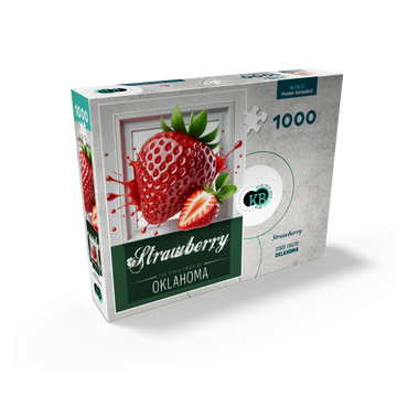 Colorful Fruits: Oklahoma, Strawberry -State Fruits Series 1000 Jigsaw Puzzle box view2