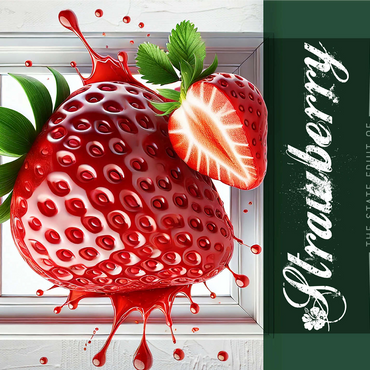 Colorful Fruits: Oklahoma, Strawberry -State Fruits Series 1000 Jigsaw Puzzle 3D Modell