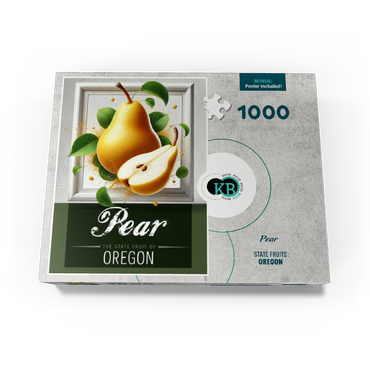 Colorful Fruits: Oregon, Pear -State Fruits Series 1000 Jigsaw Puzzle box view3