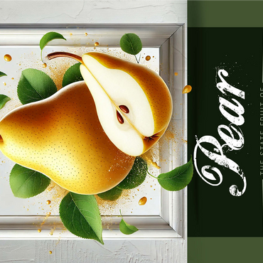 Colorful Fruits: Oregon, Pear -State Fruits Series 1000 Jigsaw Puzzle 3D Modell