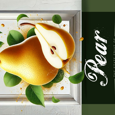 Colorful Fruits: Oregon, Pear -State Fruits Series 500 Jigsaw Puzzle 3D Modell