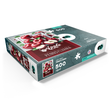 Colorful Fruits: Pennsylvania, Apple -State Fruits Series 500 Jigsaw Puzzle box view1