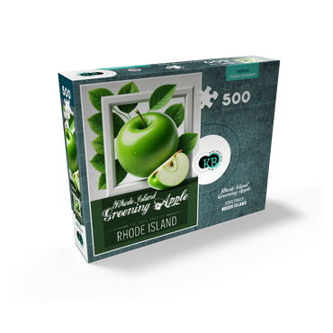 Colorful Fruits: Rhode Island, Greening Apple -State Fruits Series 500 Jigsaw Puzzle box view2